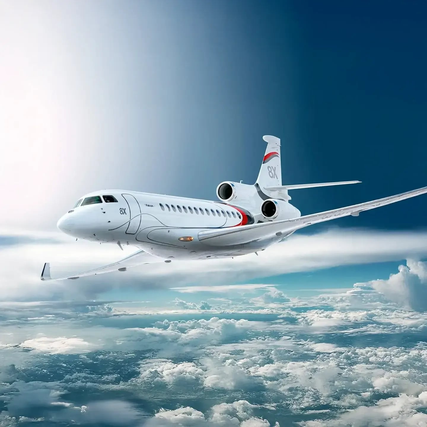 Falcon 8X Banner